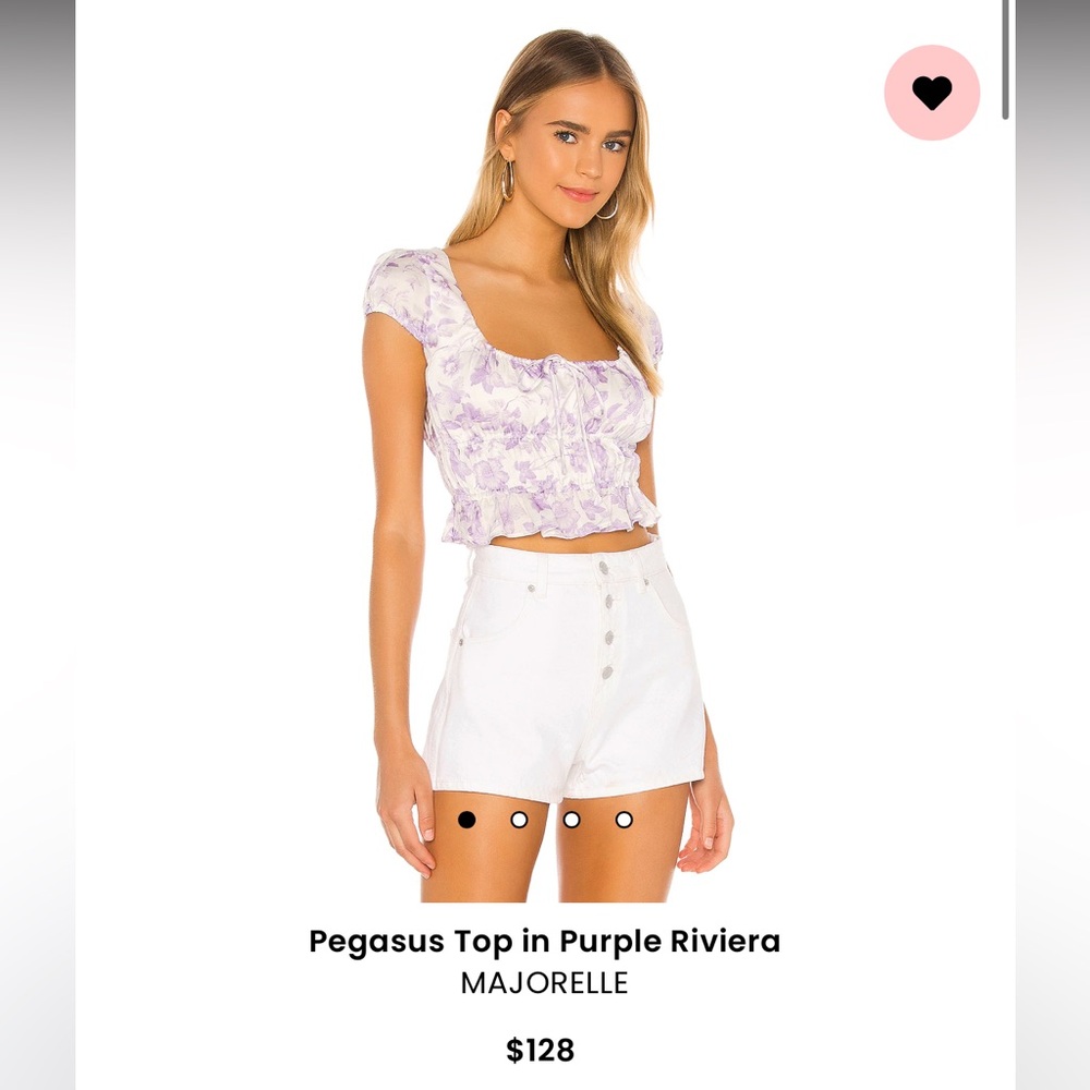 MAJORELLE Pegasus Top in Purple Riviera